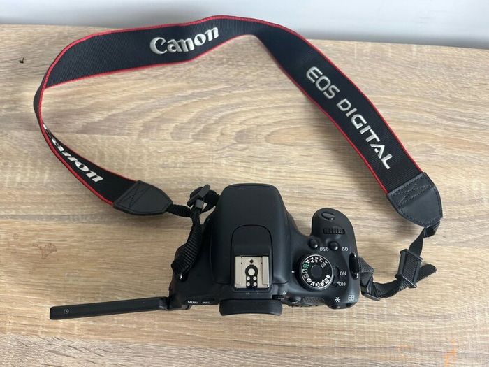 Canon EOS 600D Camera with lenses.