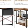 L Shaped Desk 100CM Computer Desk Study Office Desk Gaming Desk Writing Table With Bookshelf Reversible Corner Desk For Home Office Studio Workstation Image 6