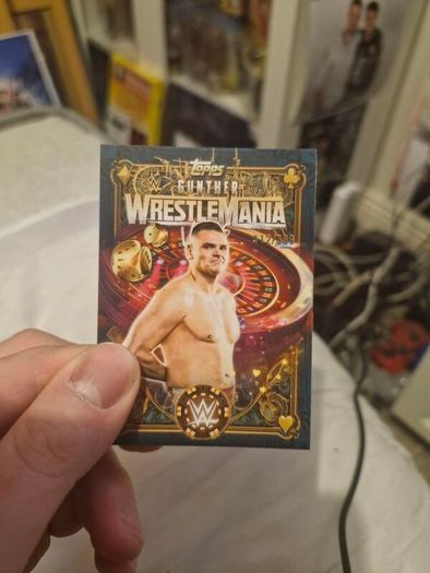 WWE WORLD 2026 Gunther 112 of 399 Topps Wrestlemania 42 Exclusive Card