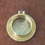 Vintage 375 Gold Ring with Clear Stone Image 9