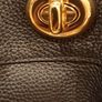 Coach "Edie" Turn-Lock Pebble Leather Bag / NEW Image 7