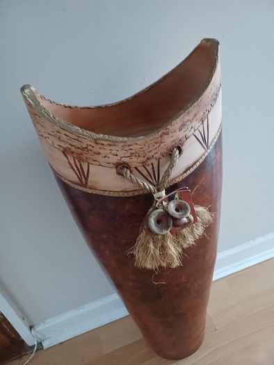 Vintage Style Tall Vase/ Umbrella Stand