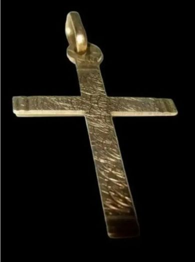 Vintage Hallmarked 9ct Traditional Cross
