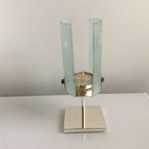 Candle holders brass crystal candlesticks