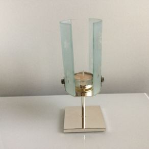 Candle holders brass crystal candlesticks