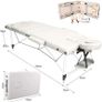 Portable Massage Bed Table - 3-Section Aluminium Foldable Beauty Couch for Reiki Therapy Treatment Salon Healing - Metal Headrest Support/with Carry Bag (FREE SHIPPING) Image 4