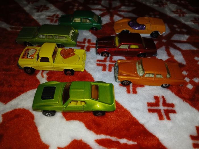 Matchbox Series + Superfast Lot X 7, Mercedes, Mg, Amx, Mazda, Mercury, Rolls-royce