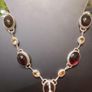 Garnet and Citrine Necklace Image 3
