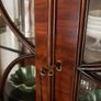 Wood cabinet with glass doors Image 2