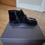 Laura Bellariva Black leather patent ankle boots Image 4