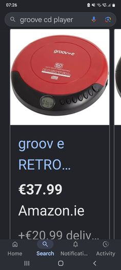 Cd discman 'groove'