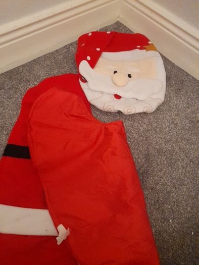 Christmas bathroom decoration