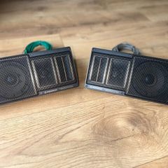 Pair of Pioneer TS-X3 vintage shelf car speakers