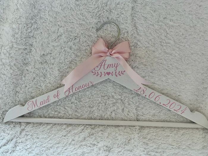 Wedding, Communion & Confirmation hangers. Custom made