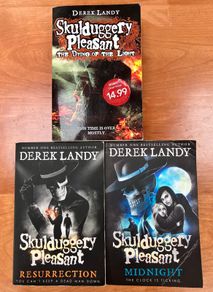 Skulduggery Pleasant Books 9,10&11 by Derek Landy
