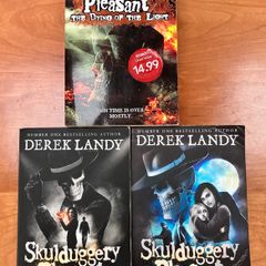 Skulduggery Pleasant Books 9,10&11 by Derek Landy