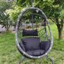 Hanging Swings Eggs  Metal Frame  Free Delivery Image 2