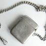 Antique Sterling Silver Vesta Match Case Pendant Necklace 46,86g Image 2