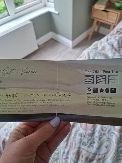 Restaurant voucher