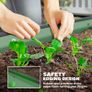 Set of Two 181 x 93cm Steel Planters - Green Image 4
