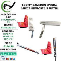 Scotty Cameron Special Select Newport 2.5 Putter / 34"