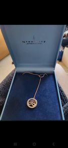 Elegant Newbridge Silverware Lotus Flower Pendant