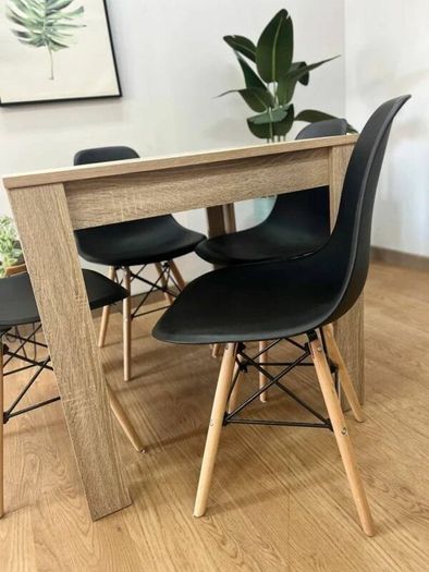 6-Seater Nordic Oak Dining Set