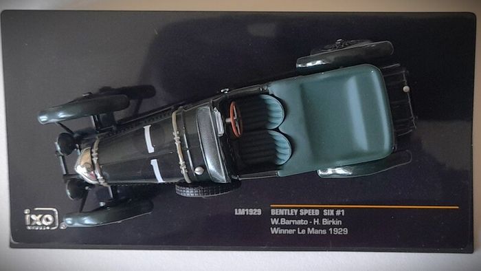 Diecast Model Le Mans Winning Bentley Le Mans 1929 1st - IXO 1:43