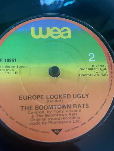 The Boomtown Rats - House On Fire (7" Irish Press)