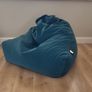 Extra large bean bag - teal velvet Image 2