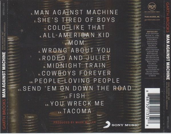 Garth Brooks - Man Against Machine    CD