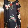 Sexy black floral dress for crossdresser Image 2