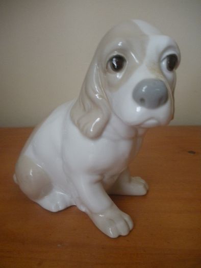 Two Beautiful Miquel Requena Porcelain Dogs