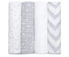 Comfy Cubs Muslin Swaddle Blankets Pack