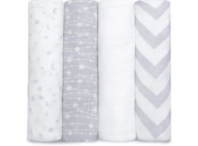 Comfy Cubs Muslin Swaddle Blankets Pack