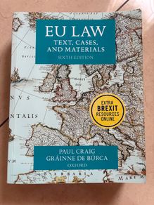EU Law Text Cases and Materials 6th Edition