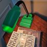 Vintage 1970/80s Green desk lamp Image 2