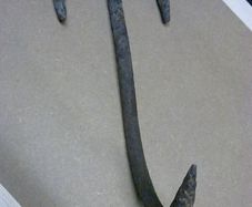 Old Irish blacksmith made joist hook