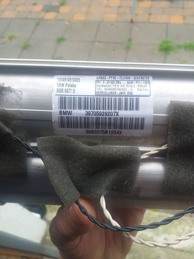 BMW e90  dashboard airbag