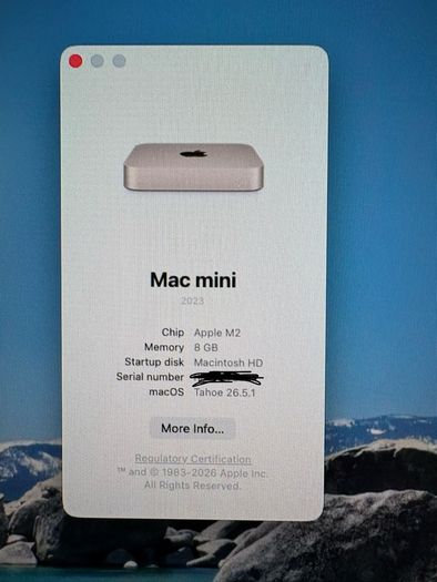 Mac Mini M2 2023 8gb