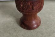 Vintage Wood Candlestick Holder