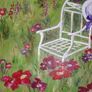 Framed Painting Fragrant Bliss  Acrylic on canvas. Image 6