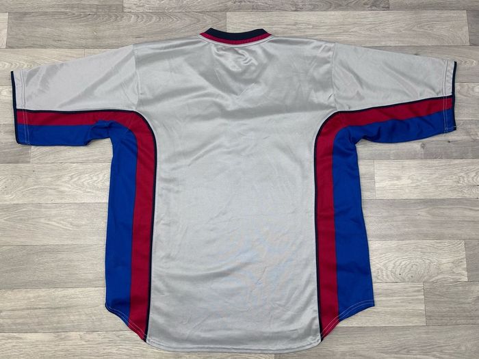 Genuine Vintage 1998 Barcelona Away Jersey Shirt Mens XL Silver