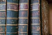 19th Century Cornhill Magazine leather bound books
