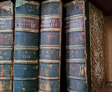 19th Century Cornhill Magazine leather bound books