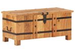 Chest 90x40x40 cm Solid Acacia Wood