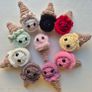 Handmade Crochet Ice Cream Cone Toys Image 2