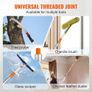 Manual Pole Saw,4.6-9.8 ft Extendable Tree Pruner, Sharp Steel Blade for High Branches Trimming Image 3
