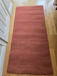 Premium 3ft Wide Terracotta Hallway Runner Rug (Excellent Condition)