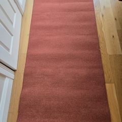 Premium 3ft Wide Terracotta Hallway Runner Rug (Excellent Condition)